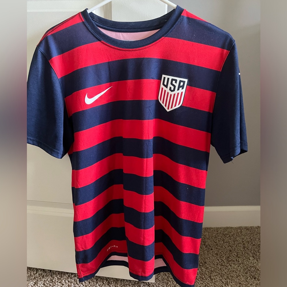 Nike “The Nike Tee” Dri Fit USA Soccer Shirt
